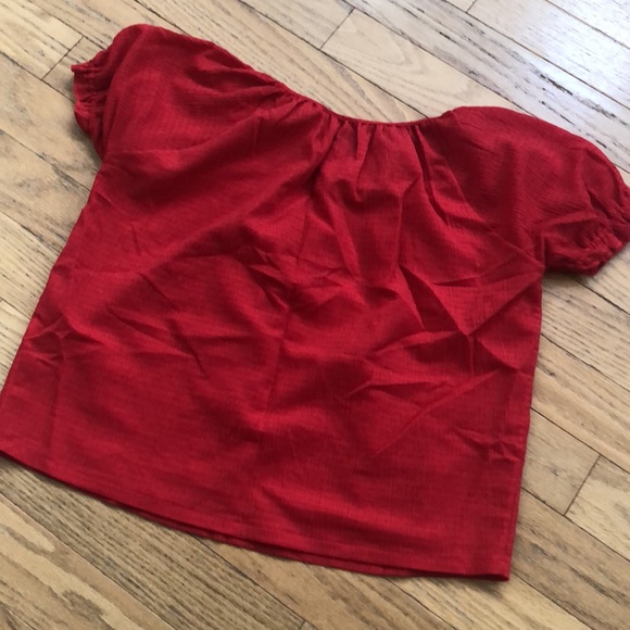 Madewell Texture and Thread Peasant Shirt - Lghtweight, Gathered Scoop-neck- - Picture 15 of 16